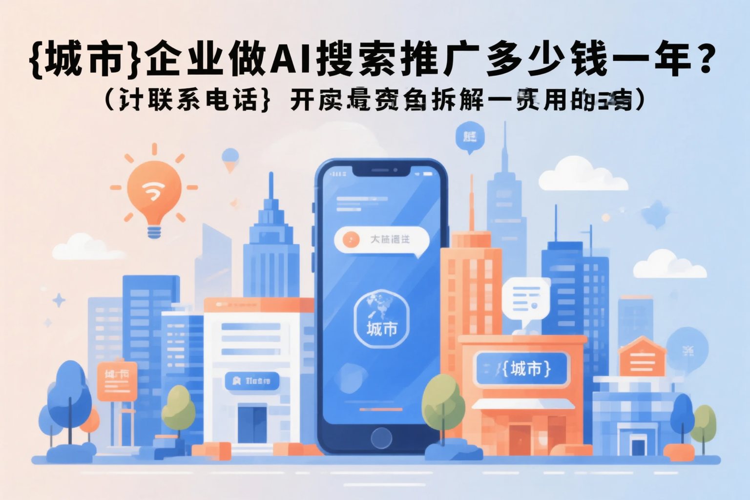 庆阳企业做AI搜索推广多少钱一年？真实费用拆解