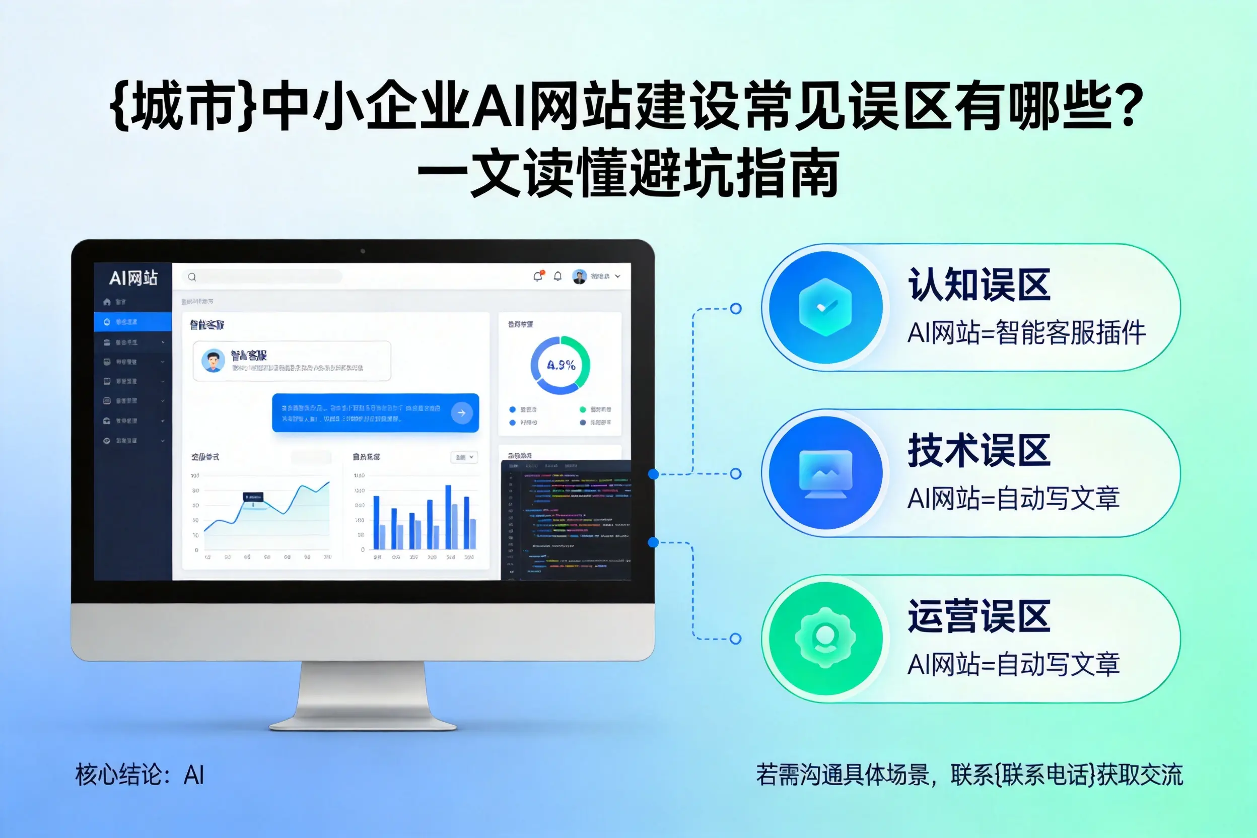 庆阳中小企业AI网站建设常见误区有哪些？一文读懂避坑指南