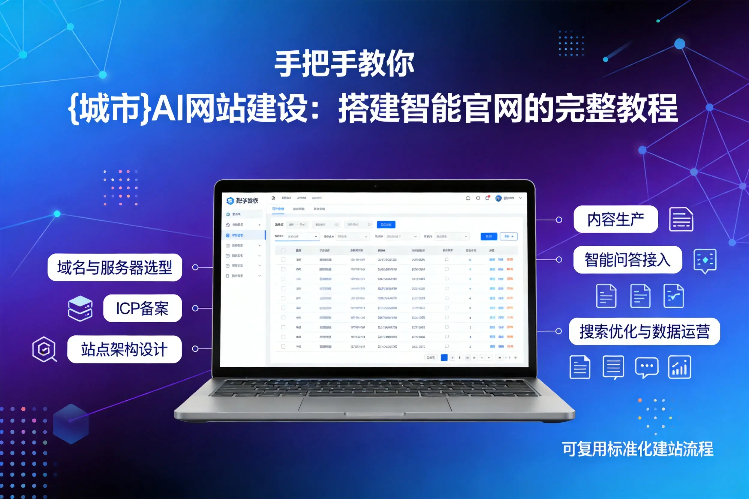 手把手教你庆阳AI网站建设：搭建智能官网的完整教程