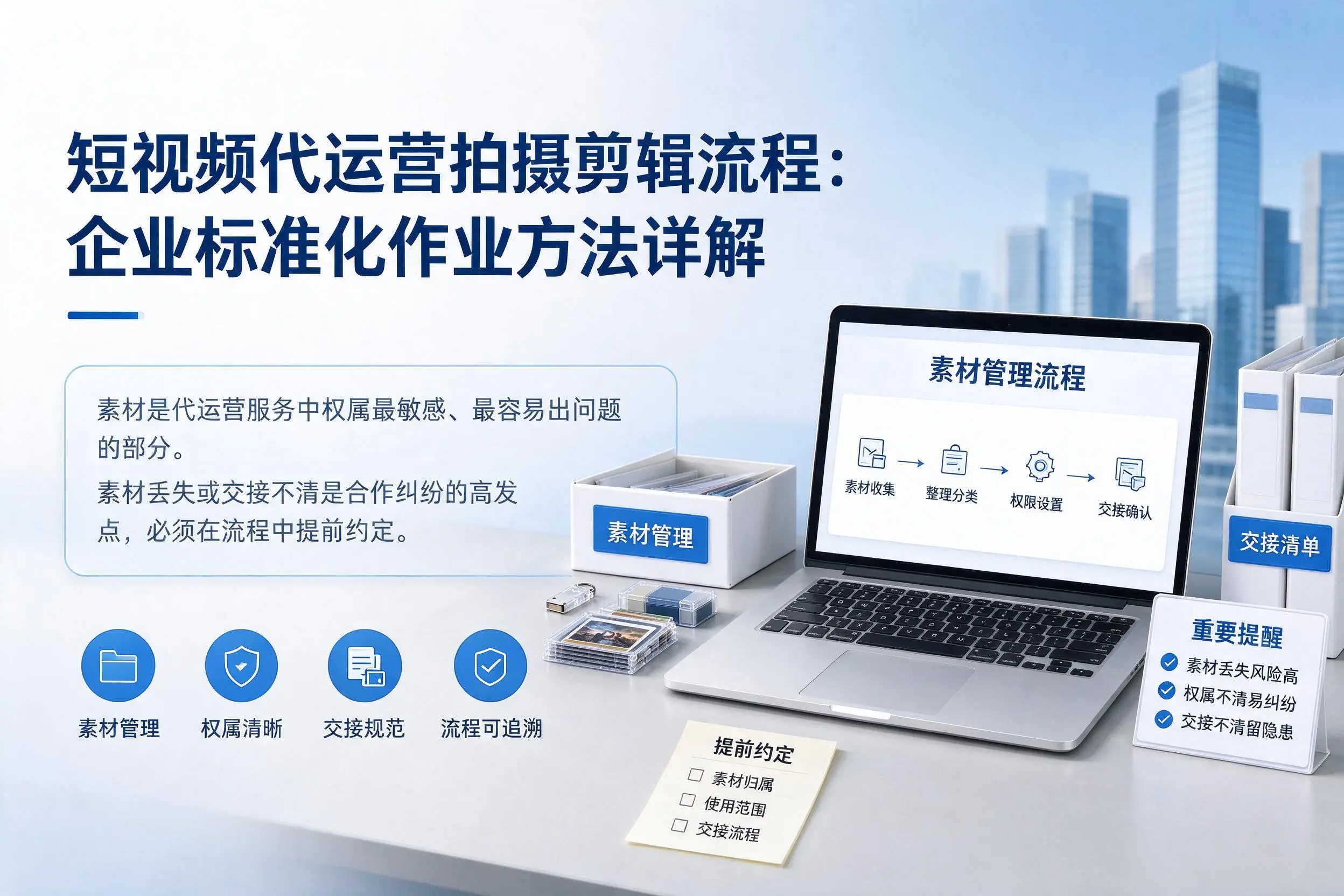 短视频代运营拍摄剪辑流程：庆阳企业标准化作业方法详解