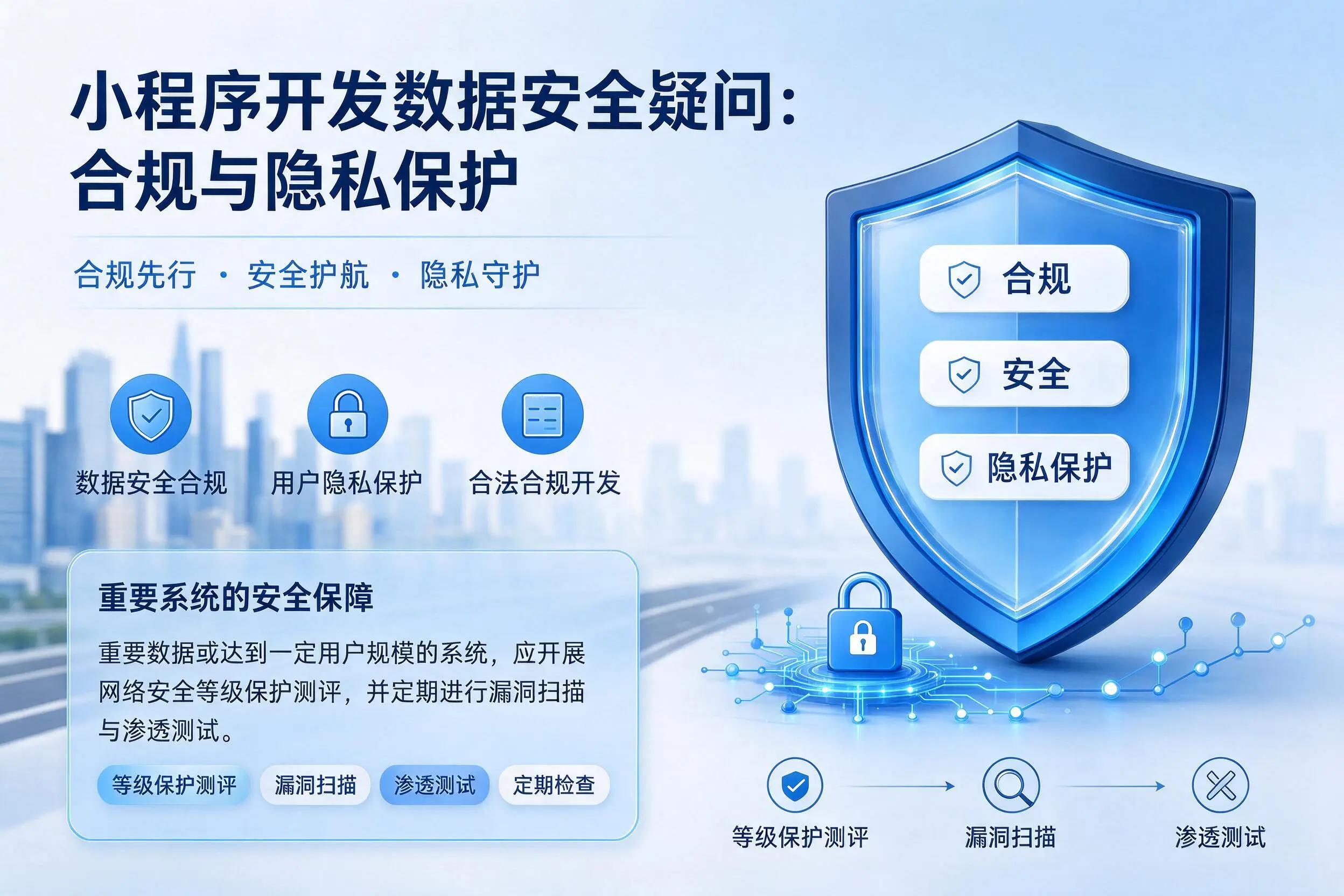 庆阳小程序开发数据安全疑问：合规与隐私保护