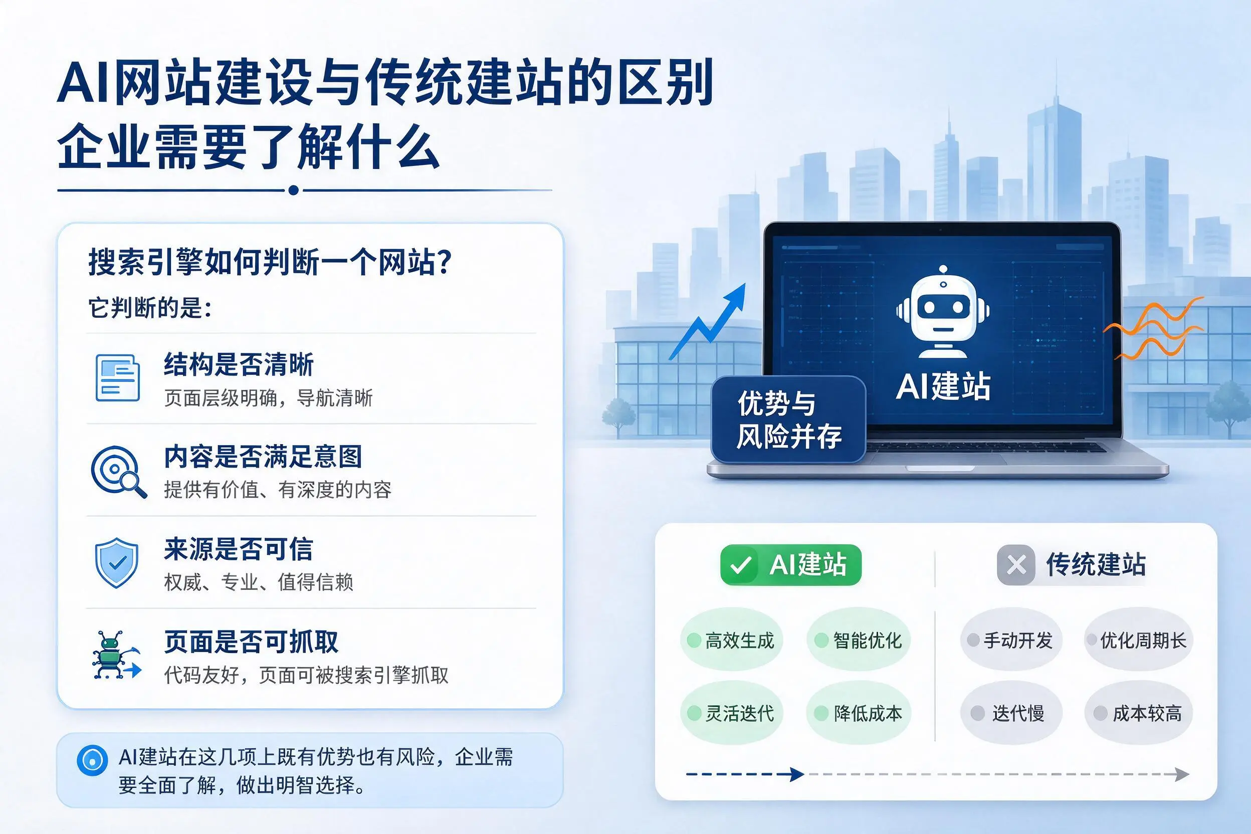 AI网站建设与传统建站的区别，庆阳企业需要了解什么