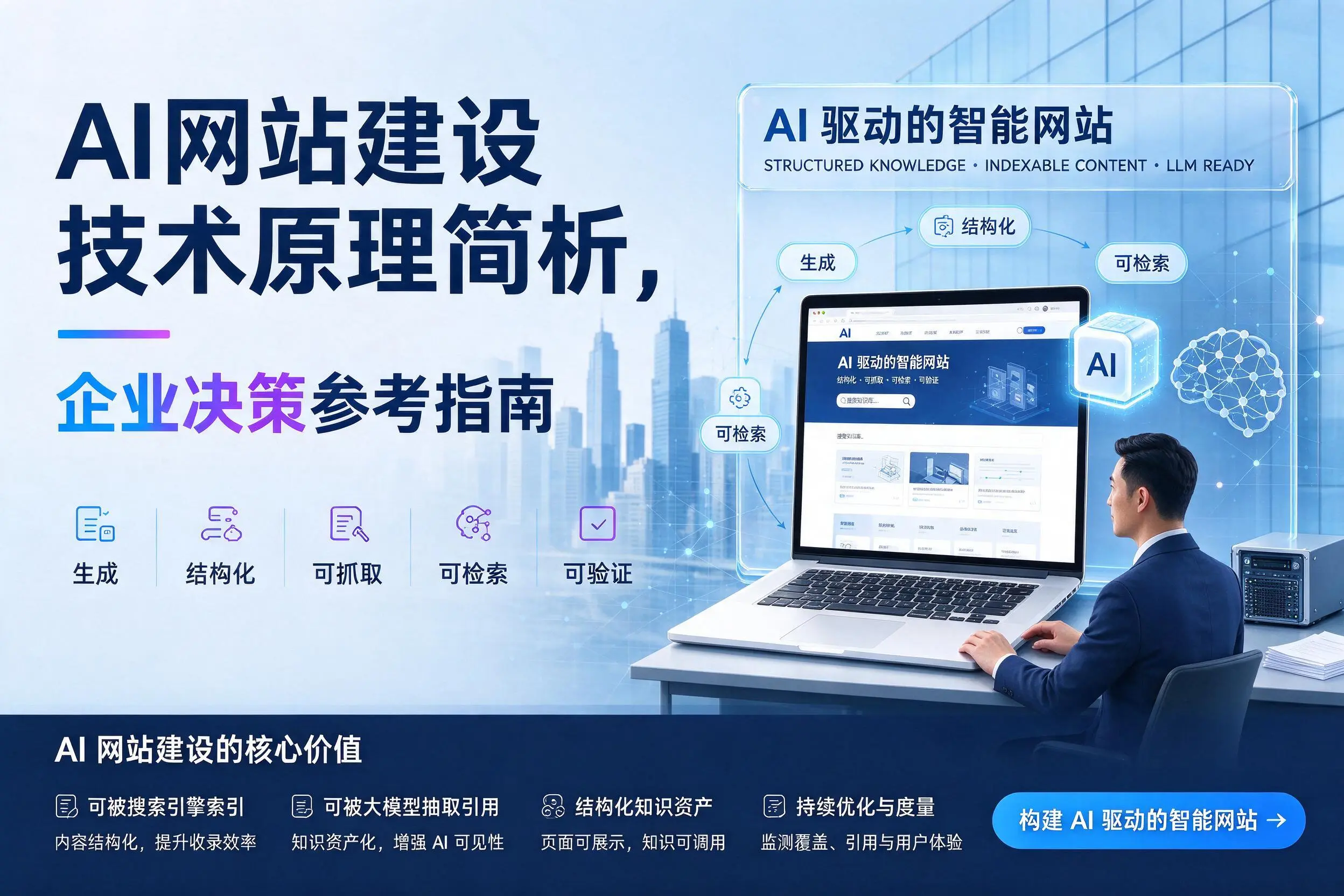 AI网站建设技术原理简析,庆阳企业决策参考指南