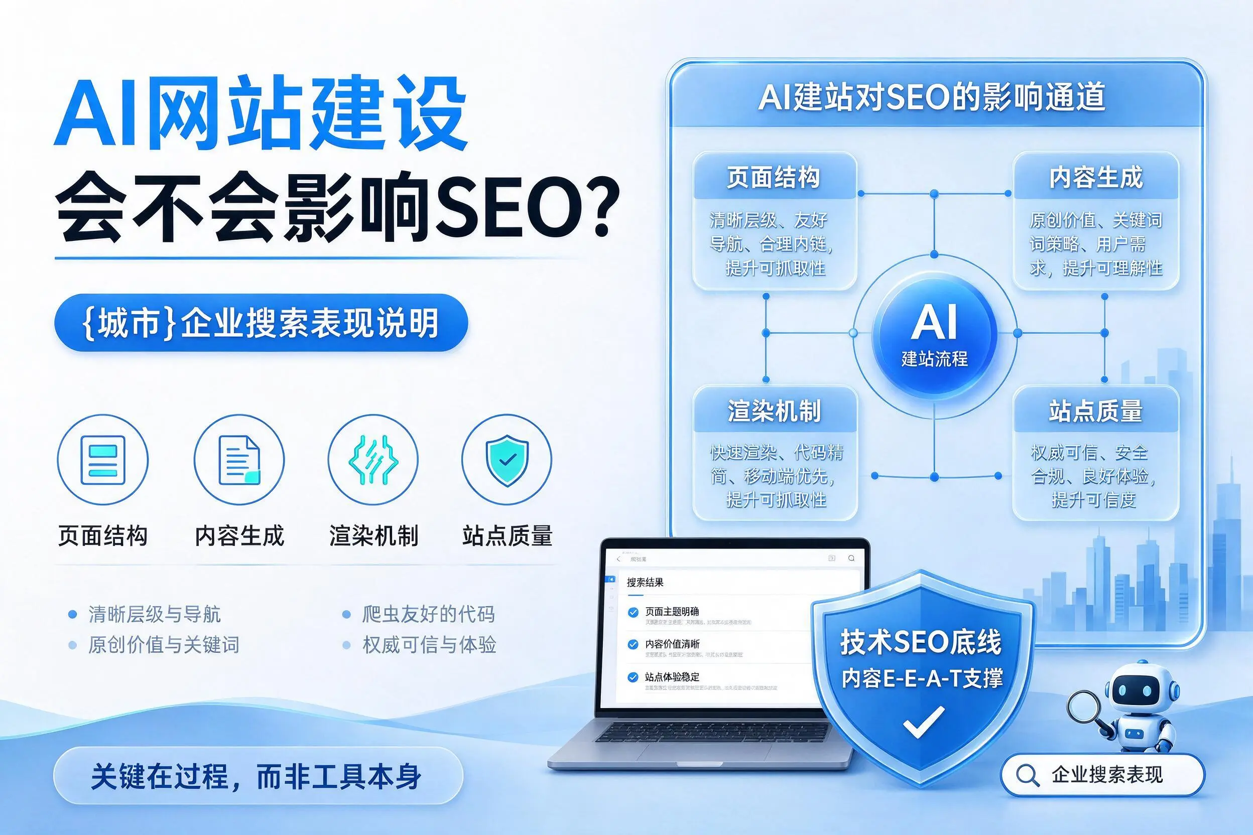 AI网站建设会不会影响SEO?庆阳企业搜索表现说明
