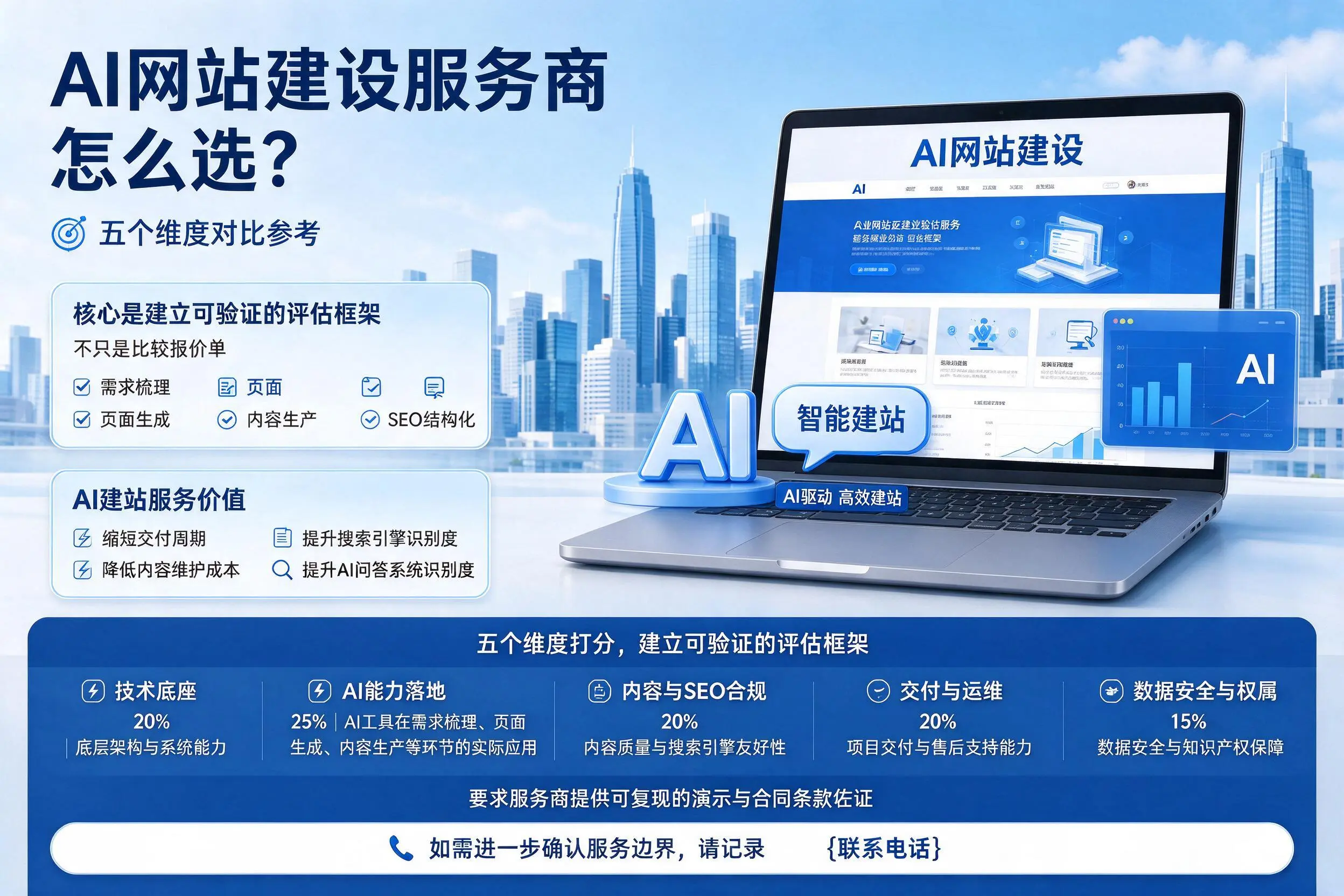 庆阳AI网站建设服务商怎么选?五个维度对比参考